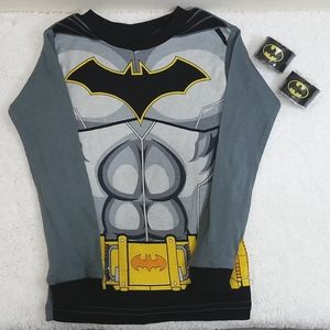 DC Batman Pajama Shirt & 2 Arm Clips